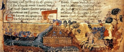 Jerusalem in the Crusades by French School